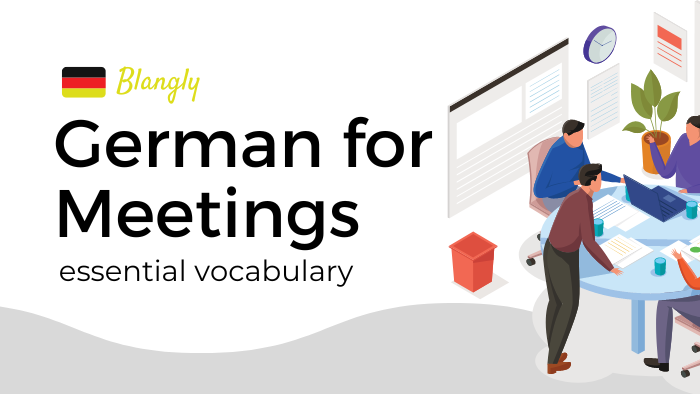 German for meetings - essential vocabulary