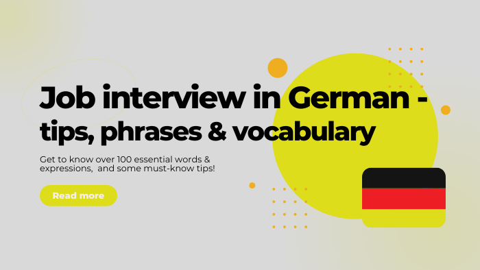 Job interview in German