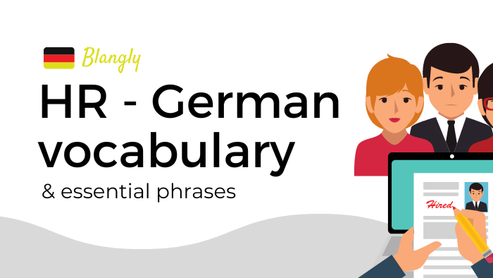 HR vocabulary in German